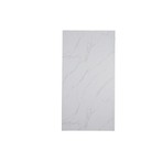1 meter bred hvid marmor glans PVC vægpanel